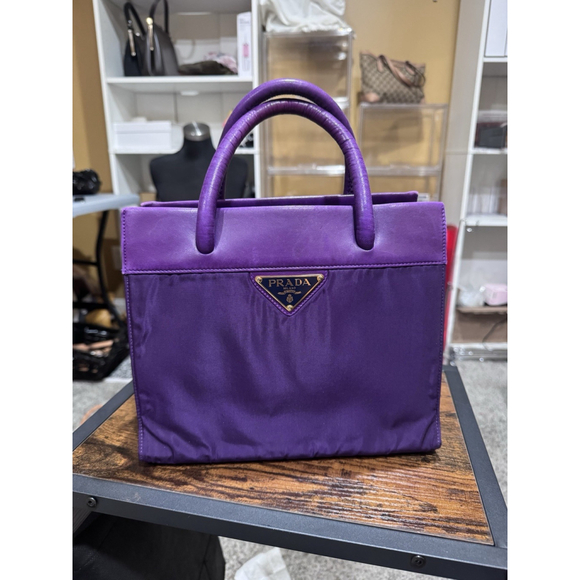 PRADA Handbags - Prada Tessuto Metallo Tote